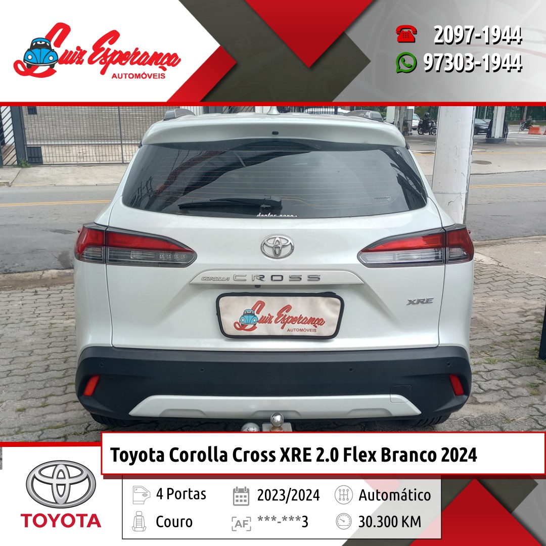 Toyota Corolla Cross XRE 2.0 Flex Branco 2024