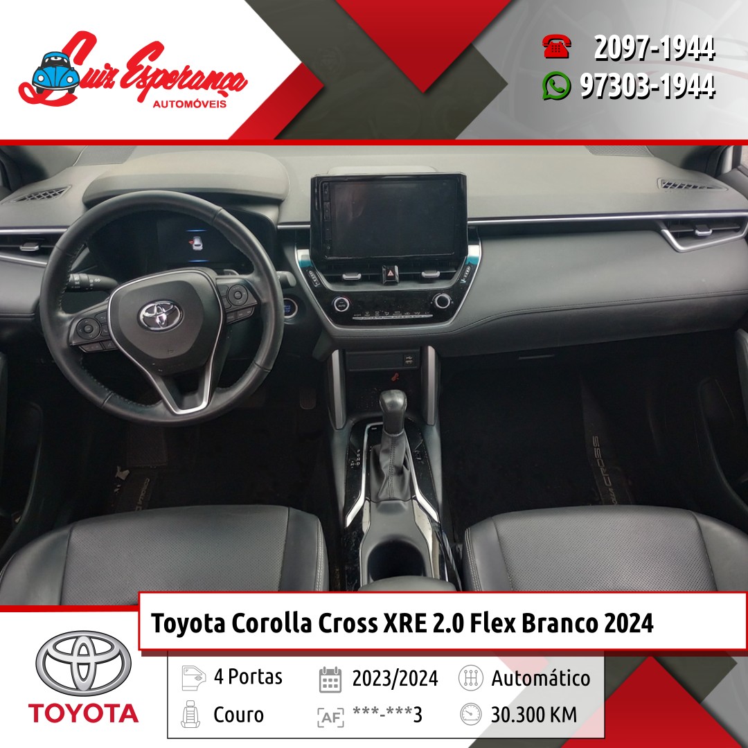 Toyota Corolla Cross XRE 2.0 Flex Branco 2024