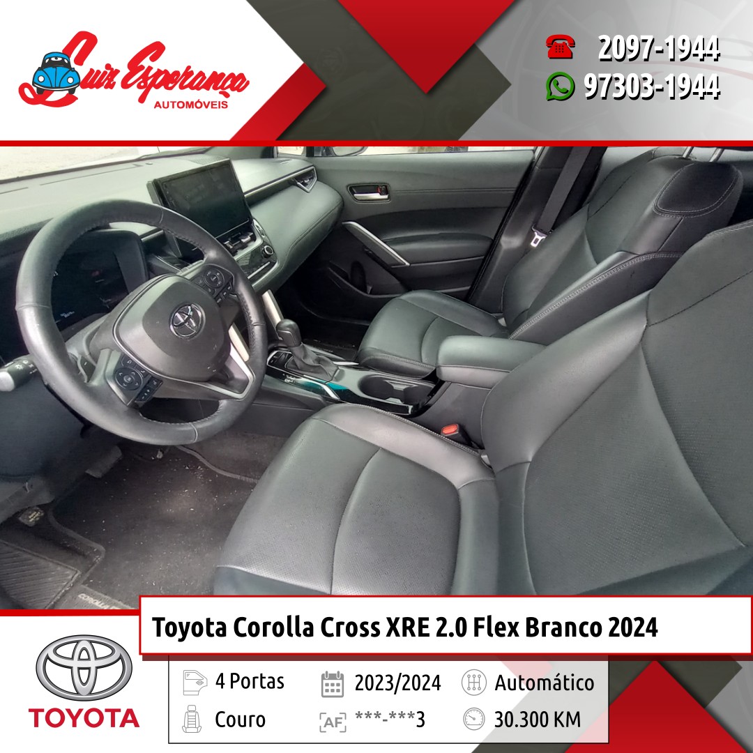 Toyota Corolla Cross XRE 2.0 Flex Branco 2024