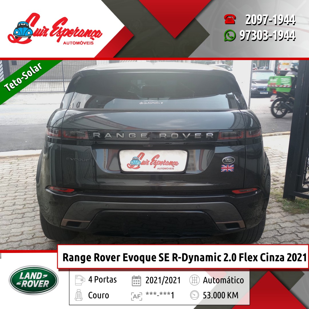 Land Rover R. R. Evoque SE R-Dynamic 2.0 Flex Cinza 2021