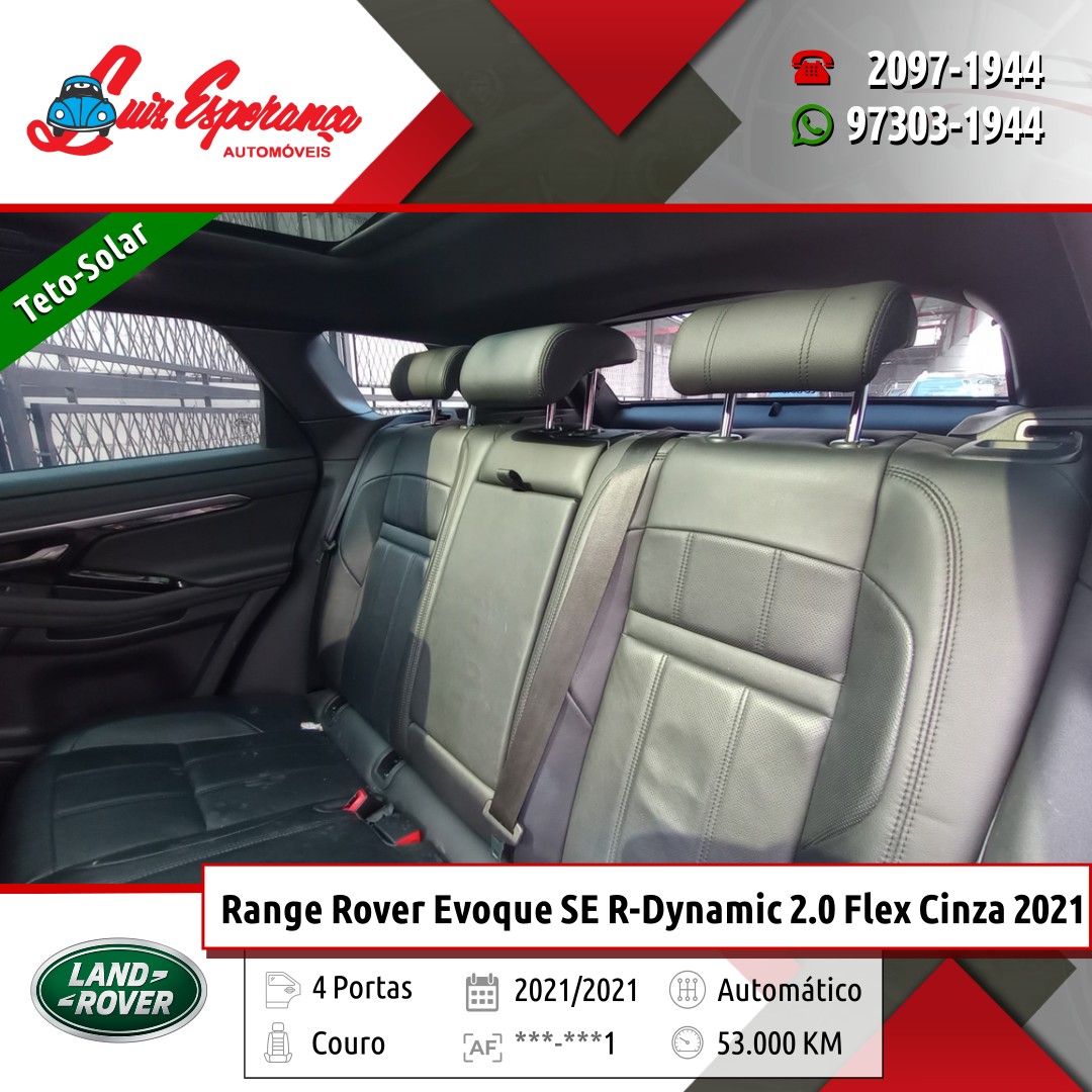 Land Rover R. R. Evoque SE R-Dynamic 2.0 Flex Cinza 2021