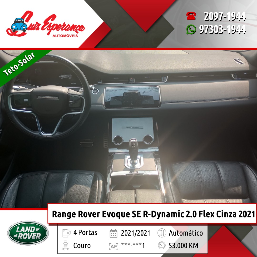 Land Rover R. R. Evoque SE R-Dynamic 2.0 Flex Cinza 2021