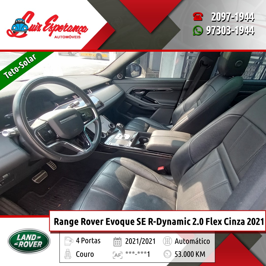 Land Rover R. R. Evoque SE R-Dynamic 2.0 Flex Cinza 2021
