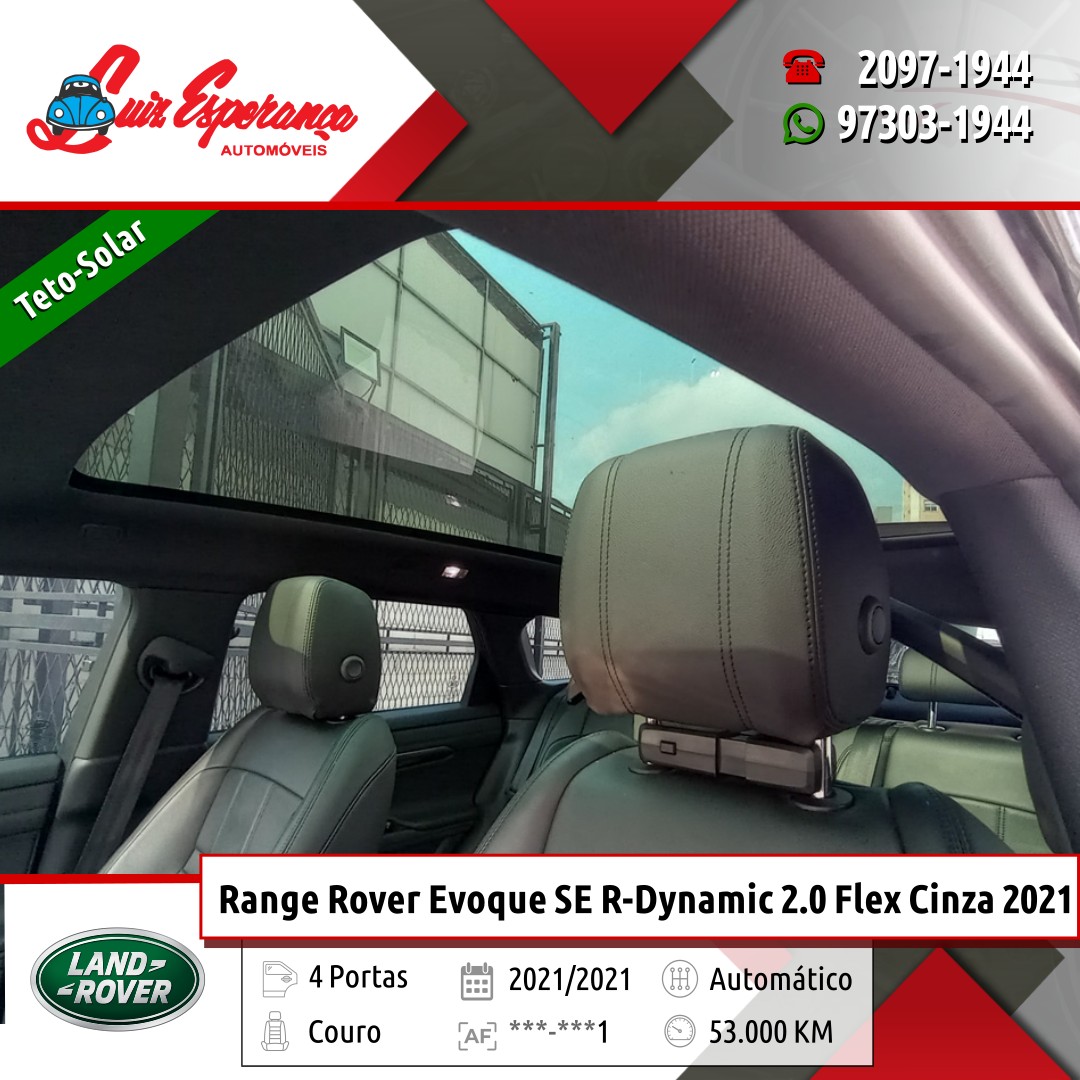 Land Rover R. R. Evoque SE R-Dynamic 2.0 Flex Cinza 2021