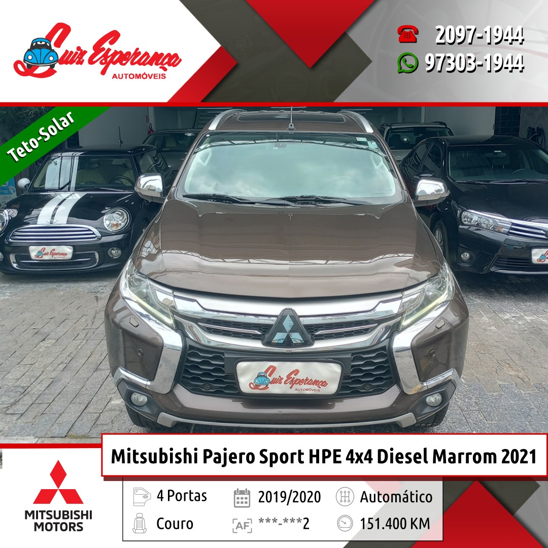 Mitsubishi Pajero Sport HPE 2.4 4×4 Diesel Marrom 2020