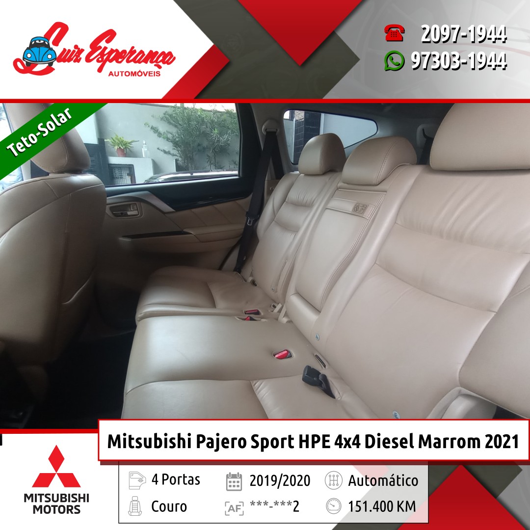 Mitsubishi Pajero Sport HPE 2.4 4×4 Diesel Marrom 2020