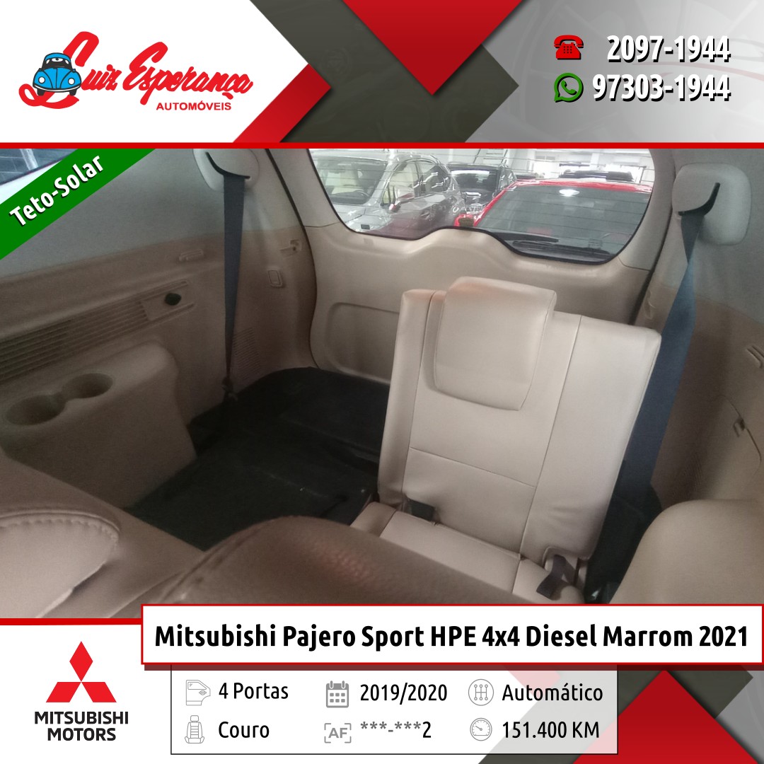 Mitsubishi Pajero Sport HPE 2.4 4×4 Diesel Marrom 2020