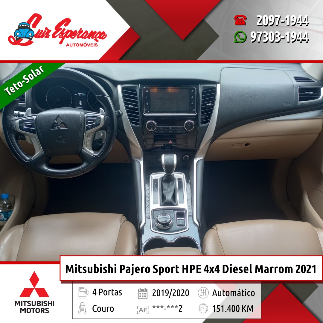 Mitsubishi Pajero Sport HPE 2.4 4×4 Diesel Marrom 2020