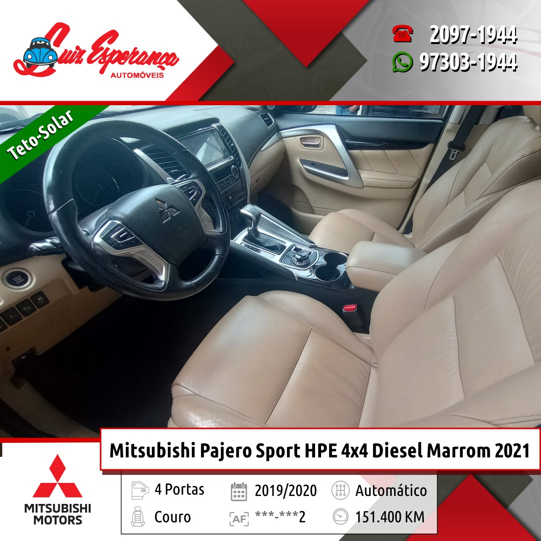 Mitsubishi Pajero Sport HPE 2.4 4×4 Diesel Marrom 2020