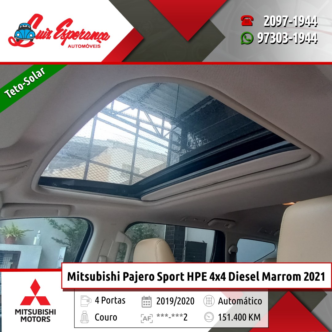 Mitsubishi Pajero Sport HPE 2.4 4×4 Diesel Marrom 2020