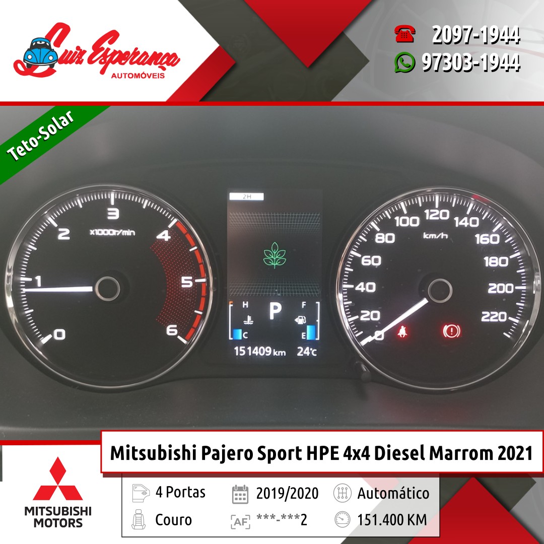 Mitsubishi Pajero Sport HPE 2.4 4×4 Diesel Marrom 2020