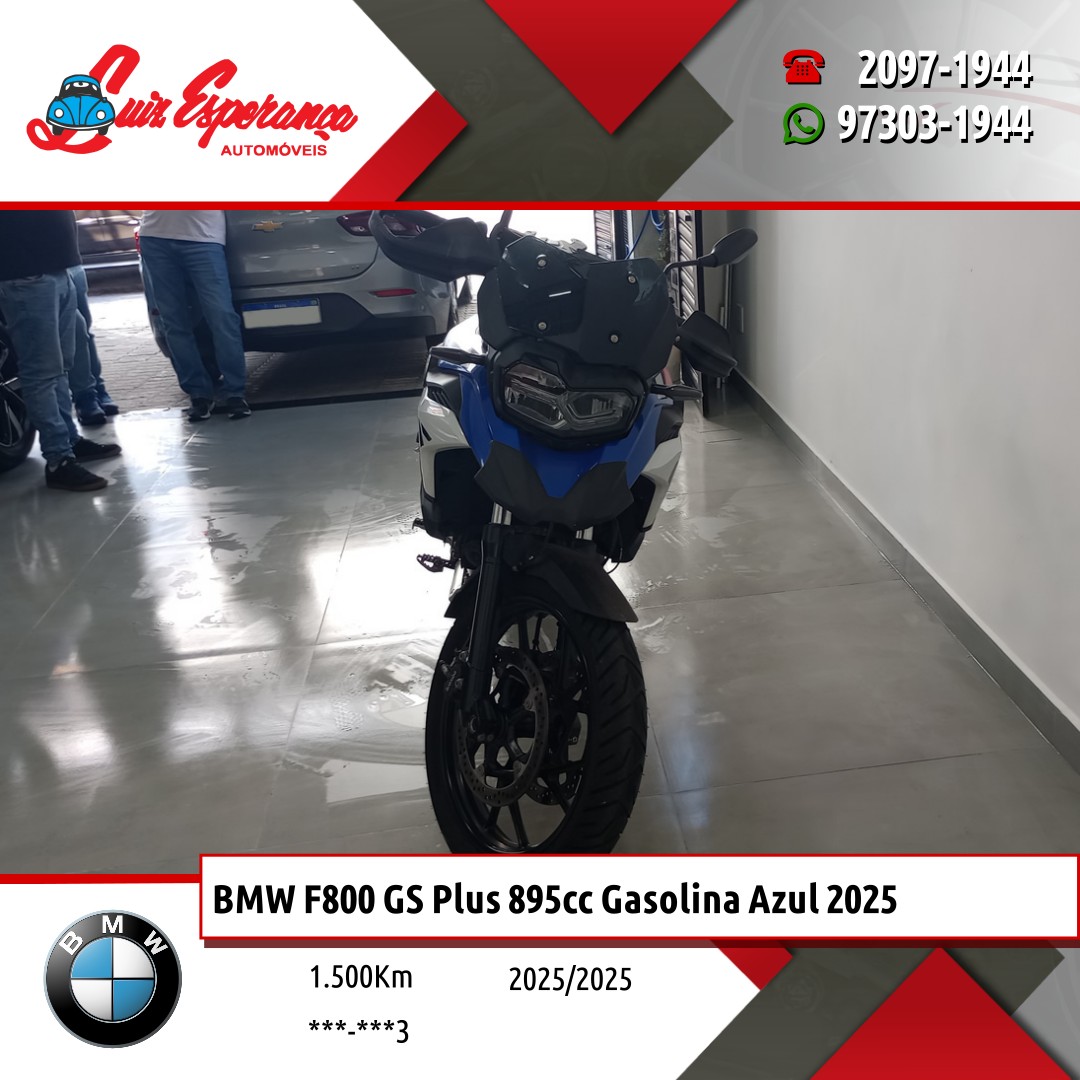 BMW F800 GS Plus 895cc Gasolina Azul 2025