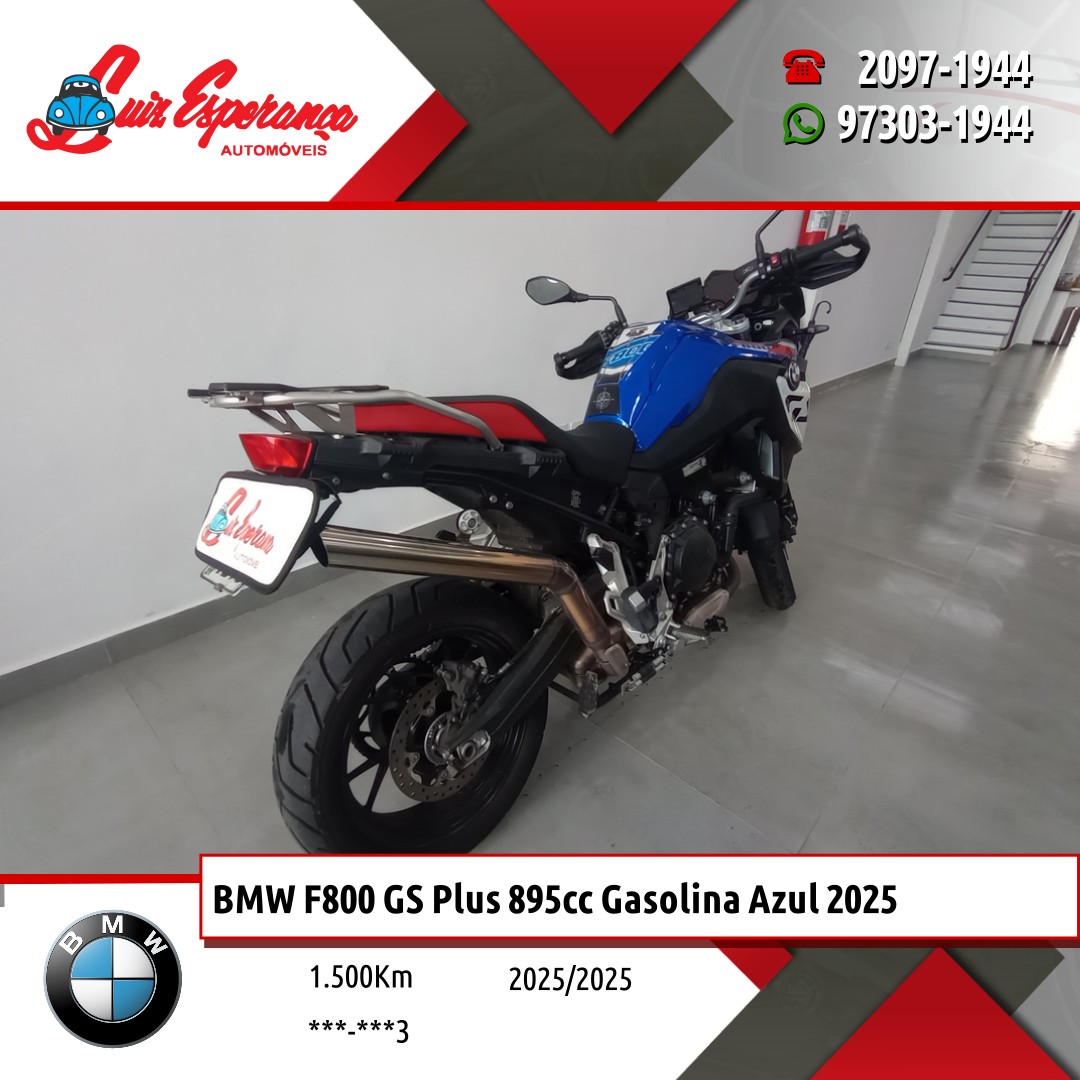 BMW F800 GS Plus 895cc Gasolina Azul 2025