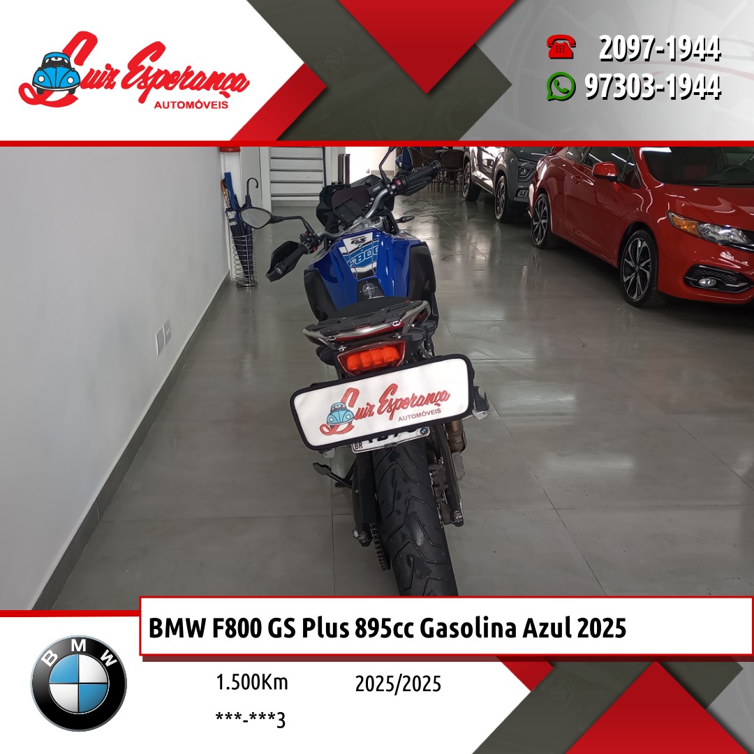 BMW F800 GS Plus 895cc Gasolina Azul 2025