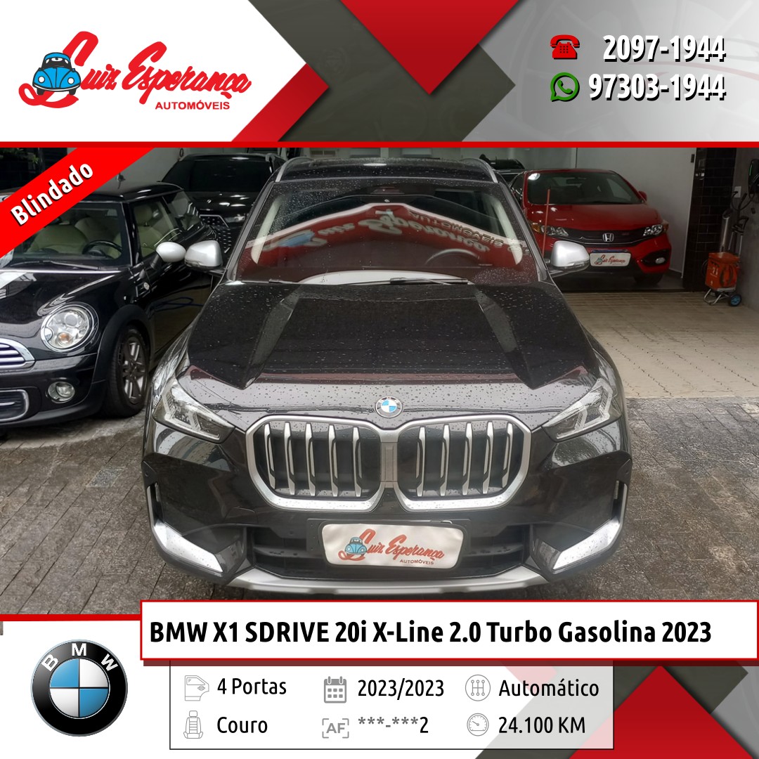BMW X1 SDRIVE 20i X-Line 2.0 Turbo Gasolina Preto 2023
