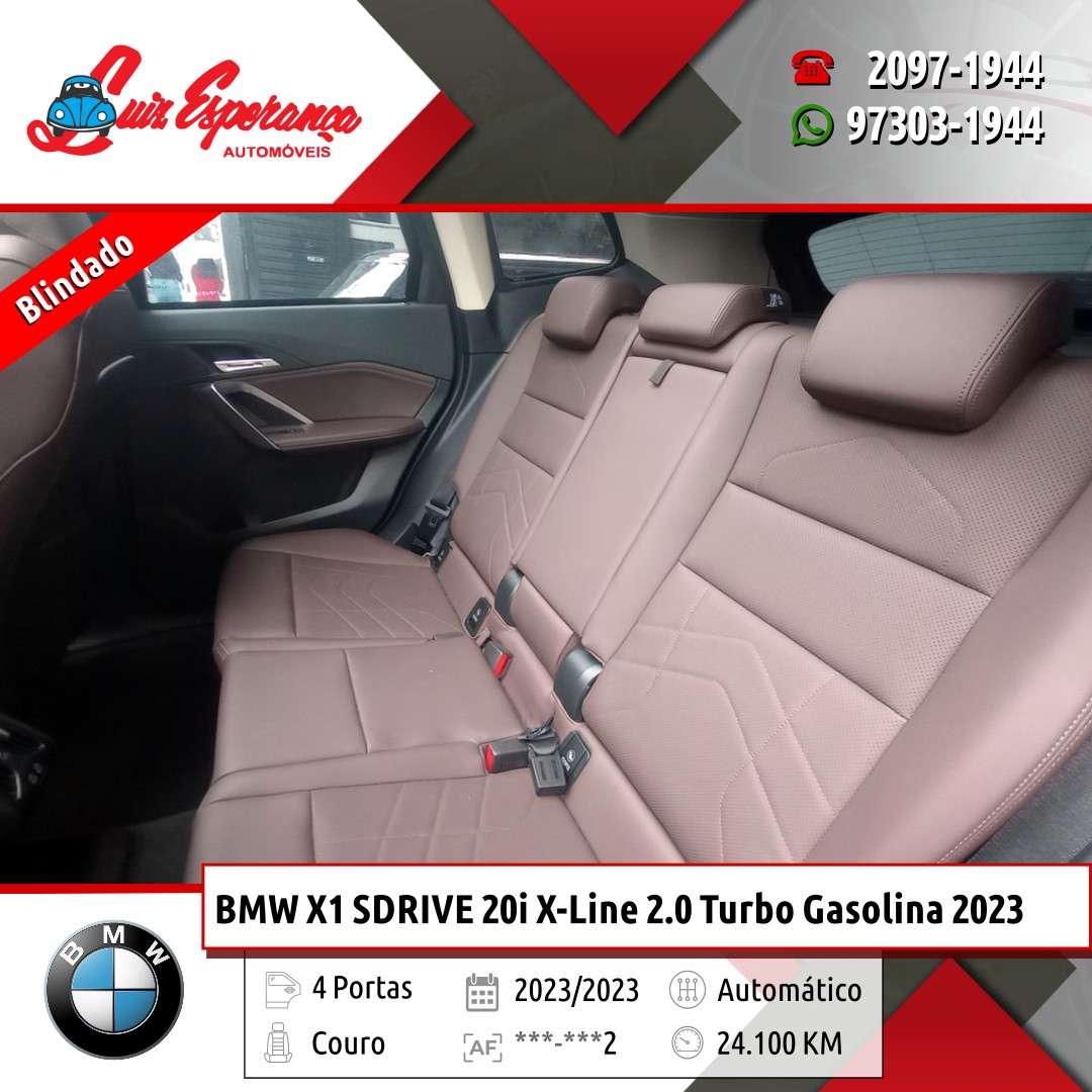 BMW X1 SDRIVE 20i X-Line 2.0 Turbo Gasolina Preto 2023