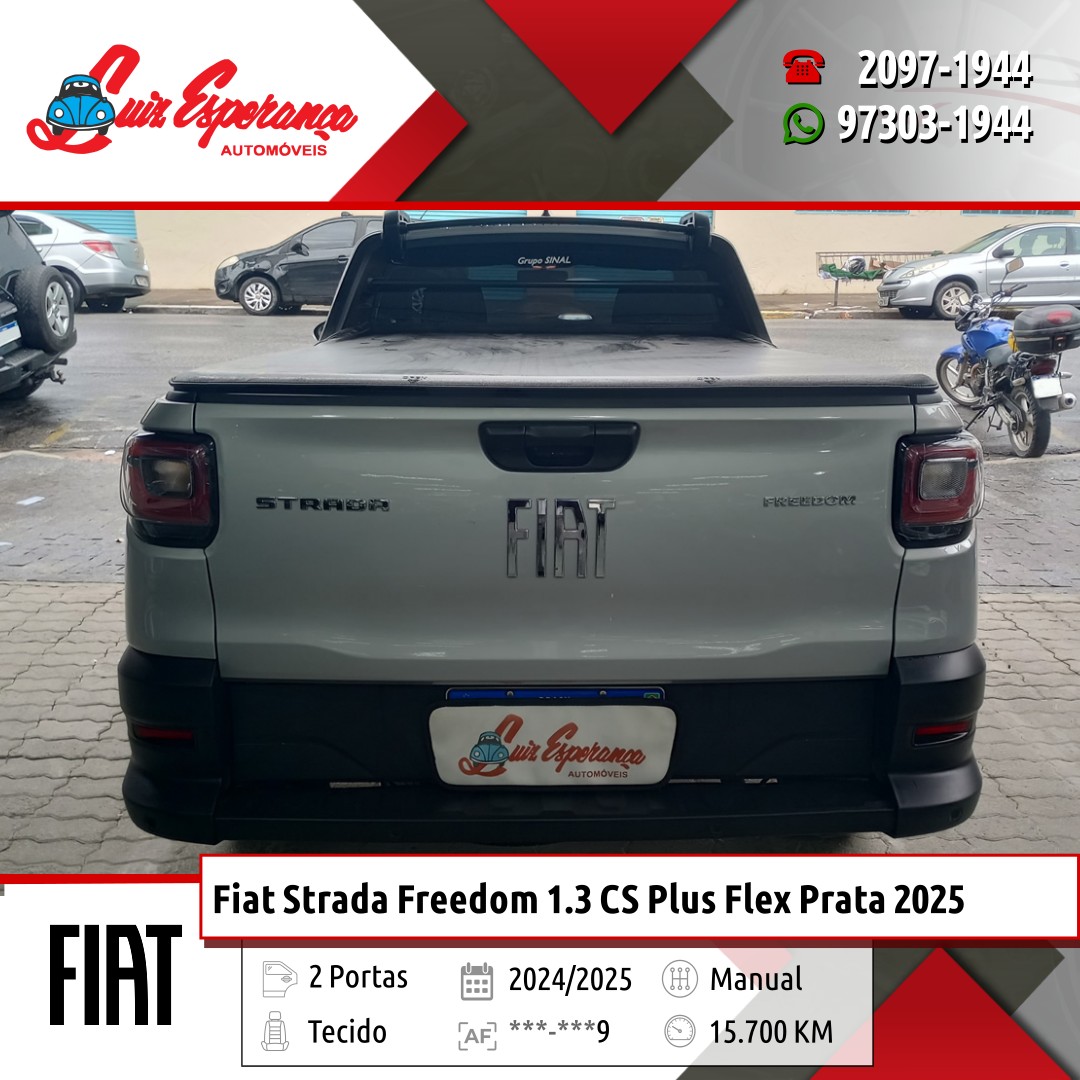 Fiat Strada Freedom 1.3 CS Plus Flex Prata 2025