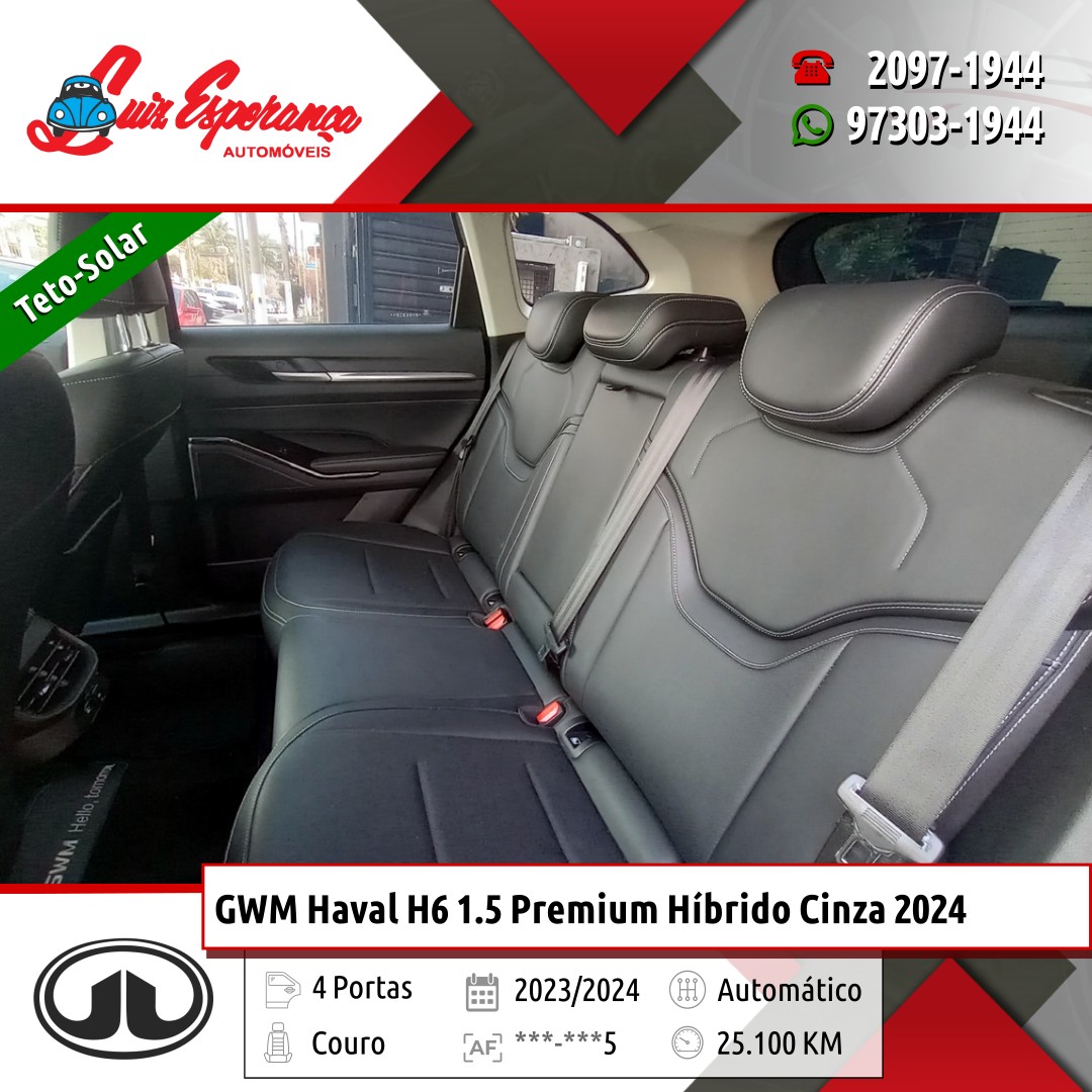 GWM Haval H6 1.5 Premium Híbrido Cinza 2024
