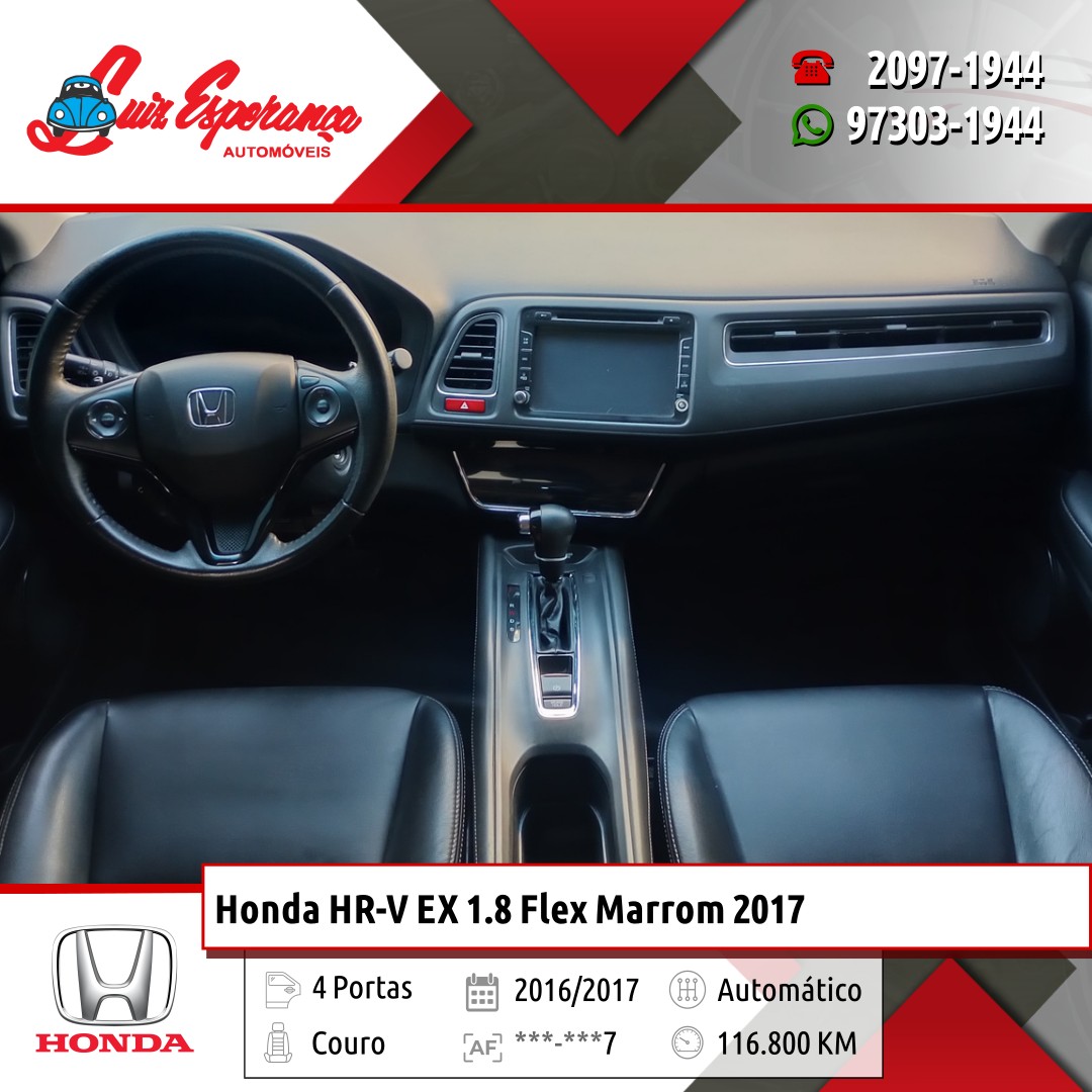 Honda HR-V EX 1.8 Flex Marrom 2017
