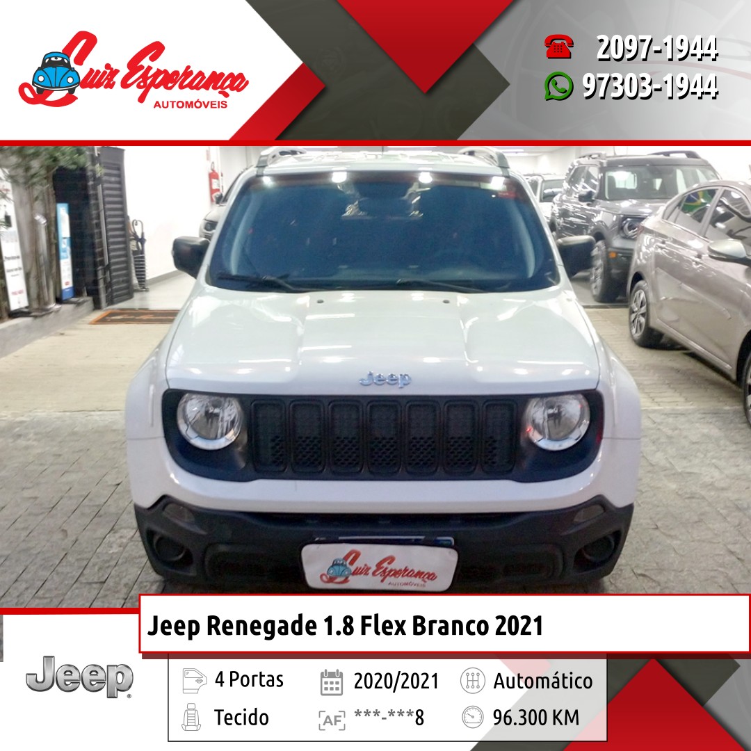 Jeep Renegade 1.8 Flex Branco 2021