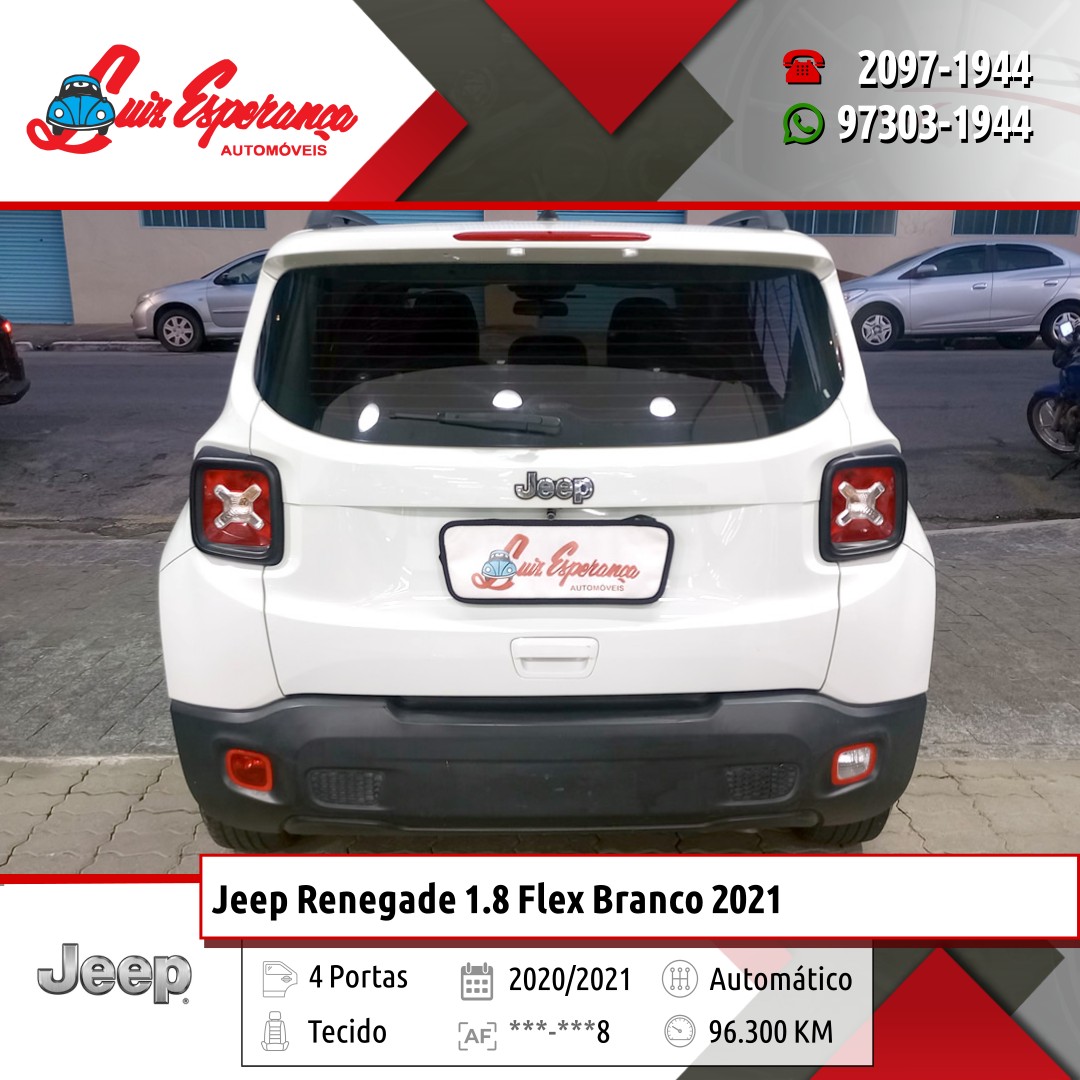 Jeep Renegade 1.8 Flex Branco 2021