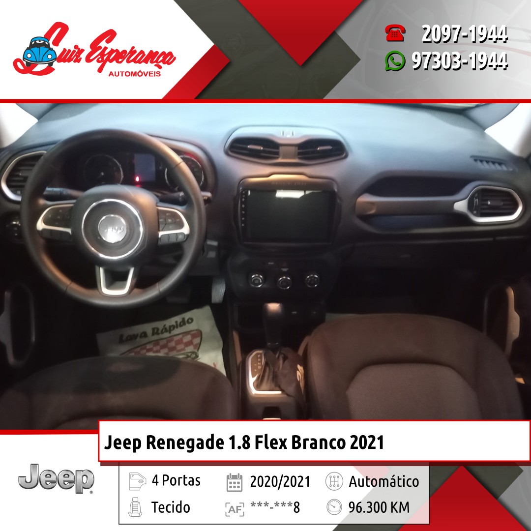 Jeep Renegade 1.8 Flex Branco 2021