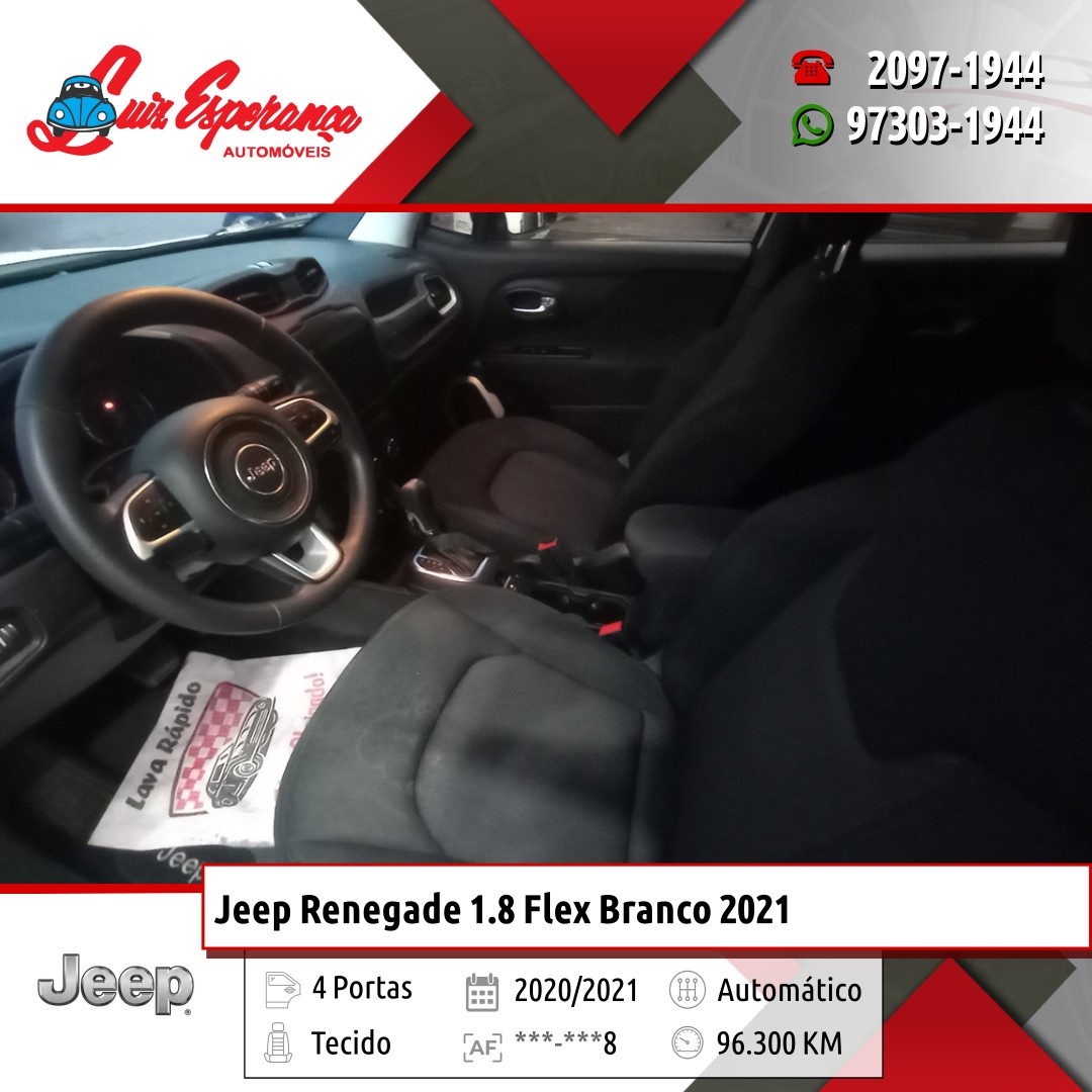 Jeep Renegade 1.8 Flex Branco 2021