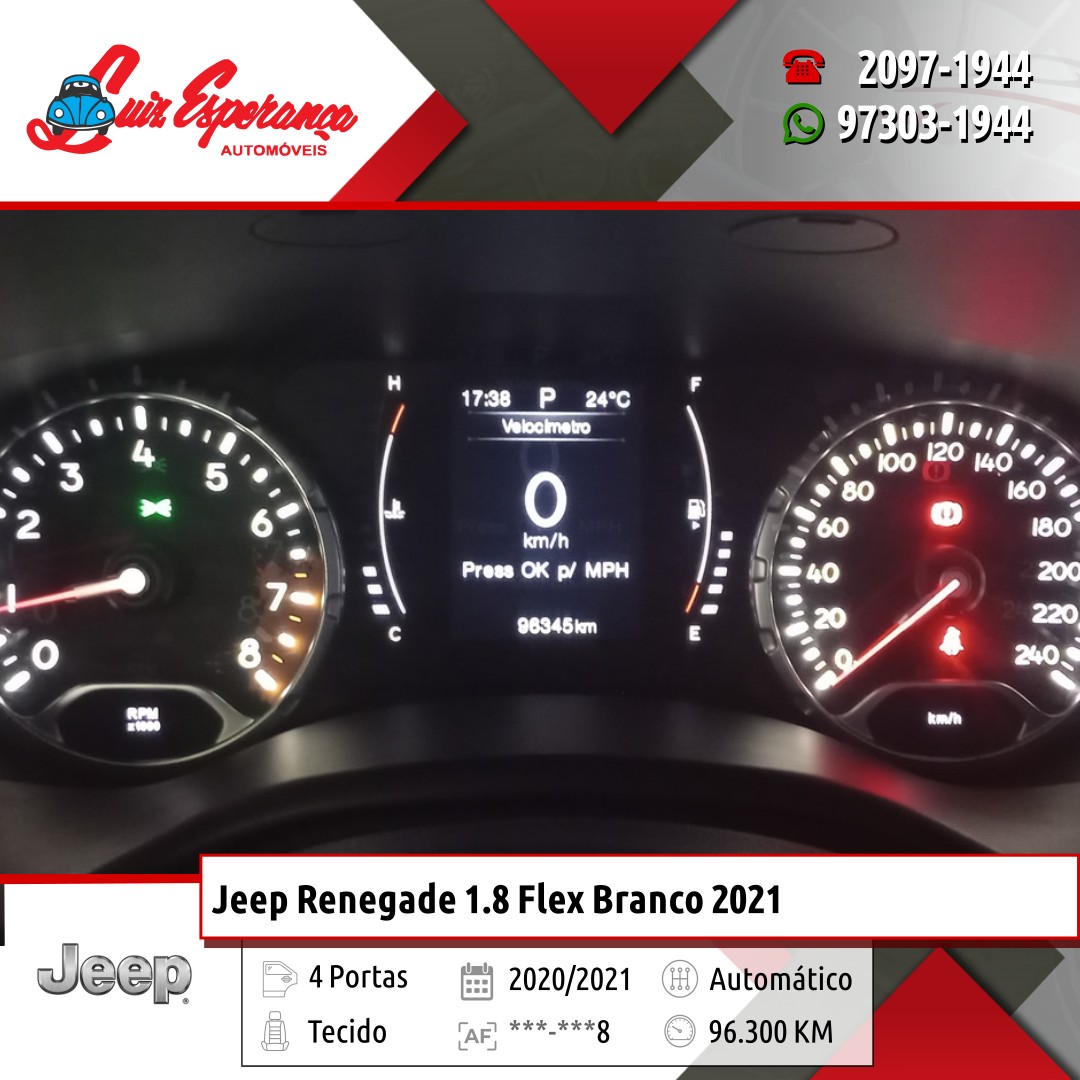Jeep Renegade 1.8 Flex Branco 2021
