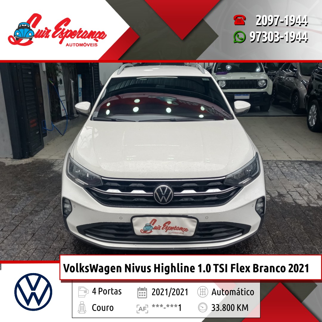 VolksWagen Nivus Highline 1.0 200 TSI Flex Branco 2021