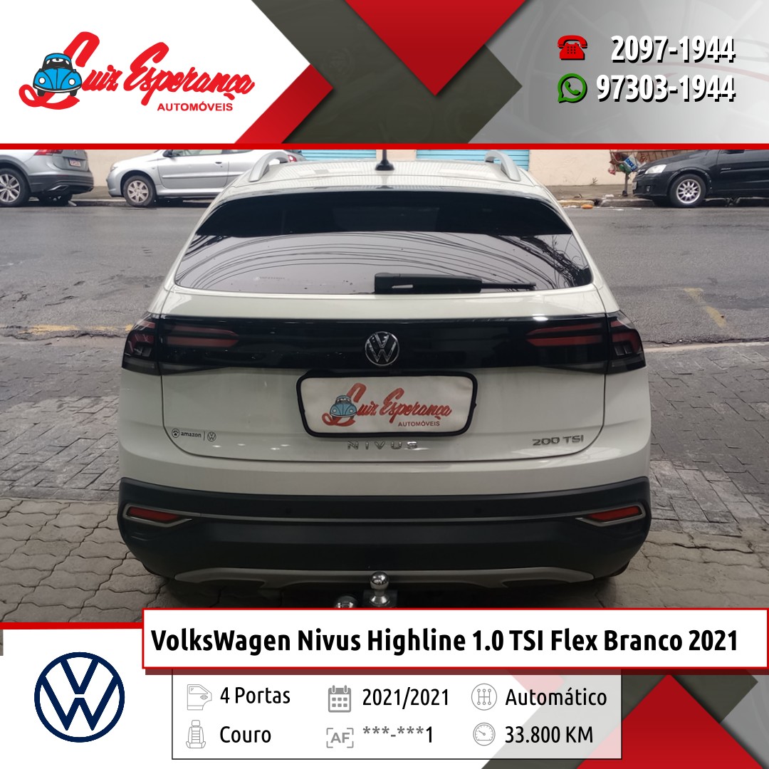 VolksWagen Nivus Highline 1.0 200 TSI Flex Branco 2021