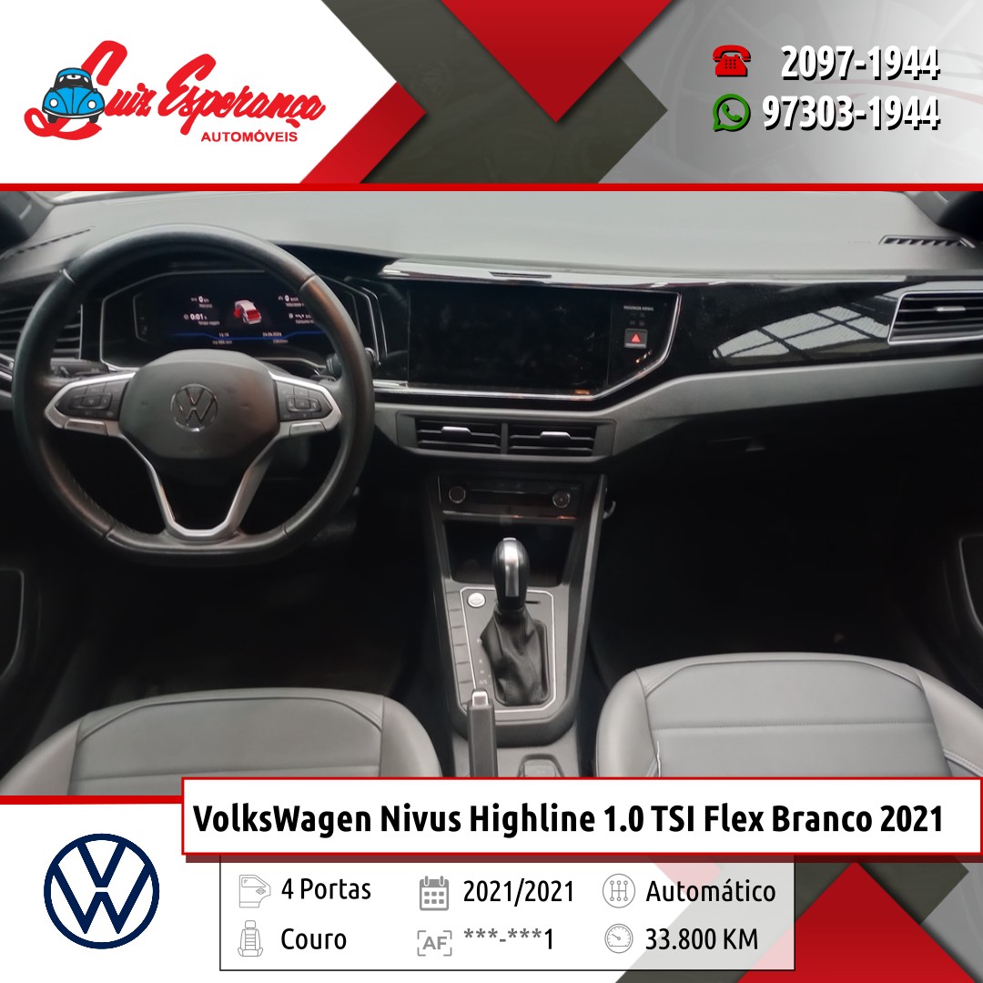 VolksWagen Nivus Highline 1.0 200 TSI Flex Branco 2021