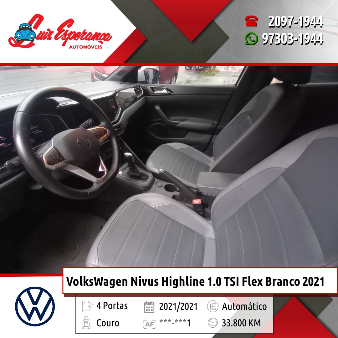 VolksWagen Nivus Highline 1.0 200 TSI Flex Branco 2021