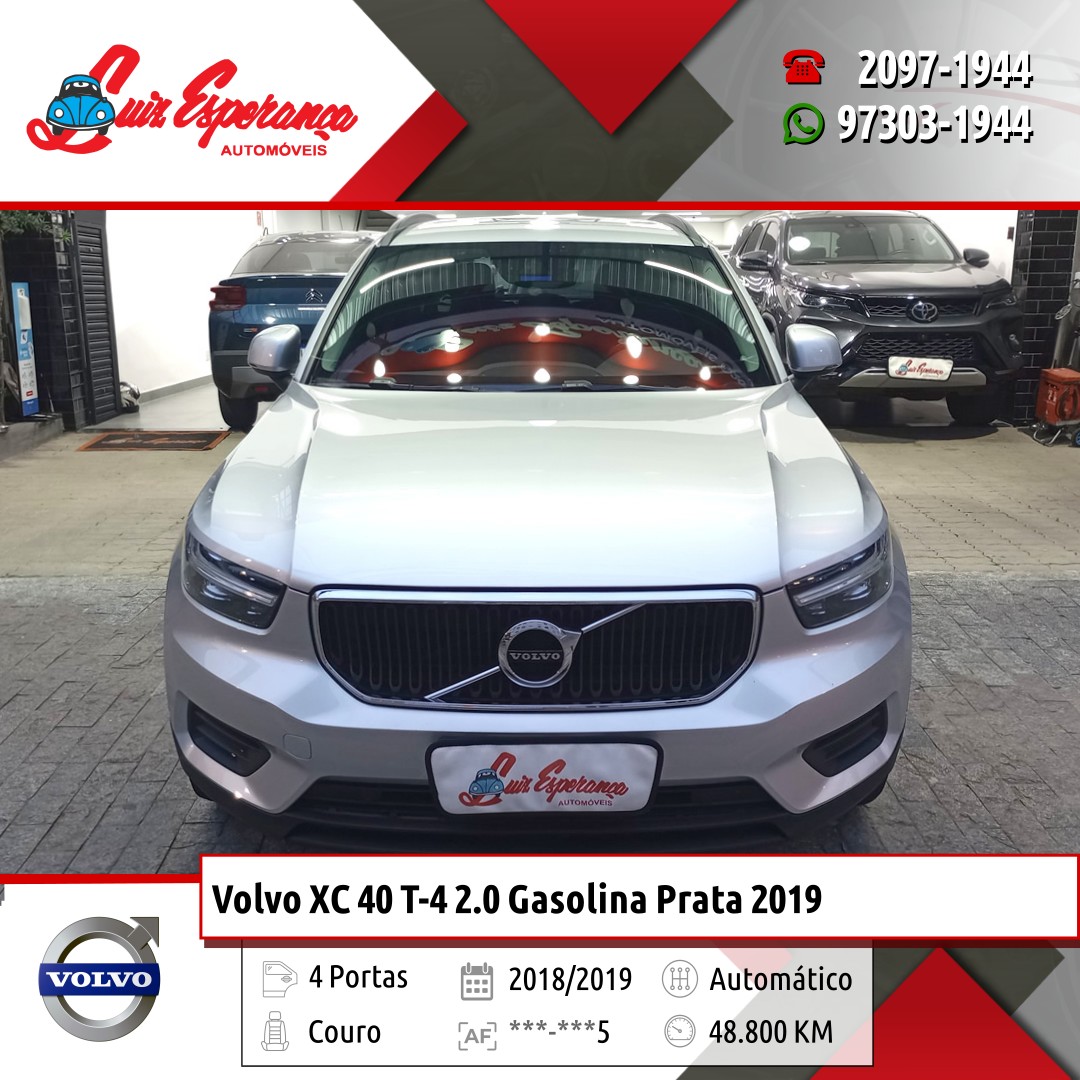 Volvo XC 40 T-4 2.0 Gasolina Prata 2019