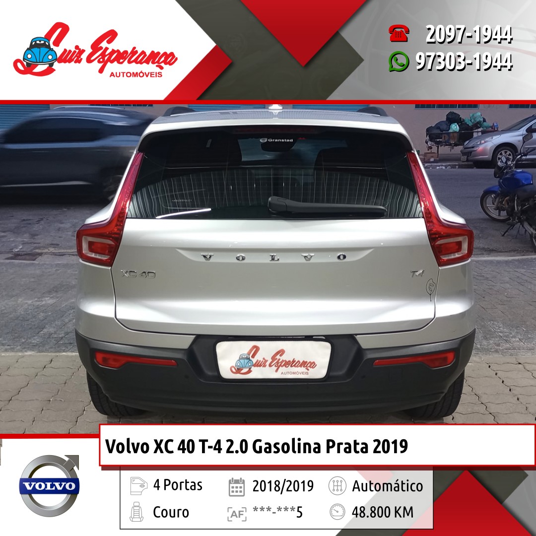 Volvo XC 40 T-4 2.0 Gasolina Prata 2019
