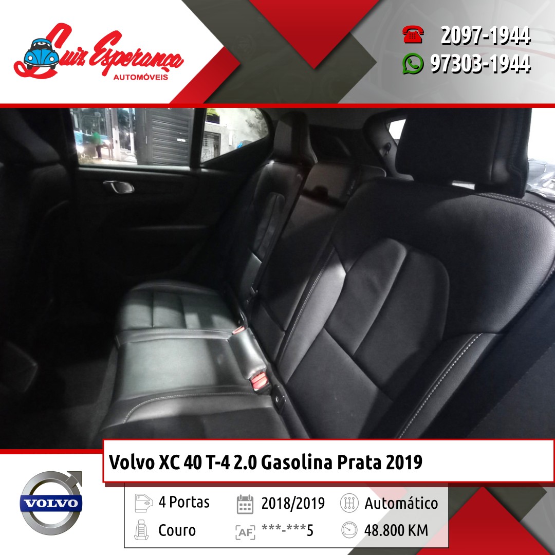 Volvo XC 40 T-4 2.0 Gasolina Prata 2019