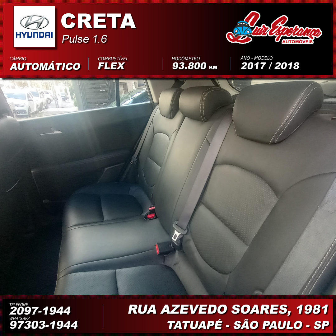Hyundai Creta Pulse 1.6 Flex Branca 2018