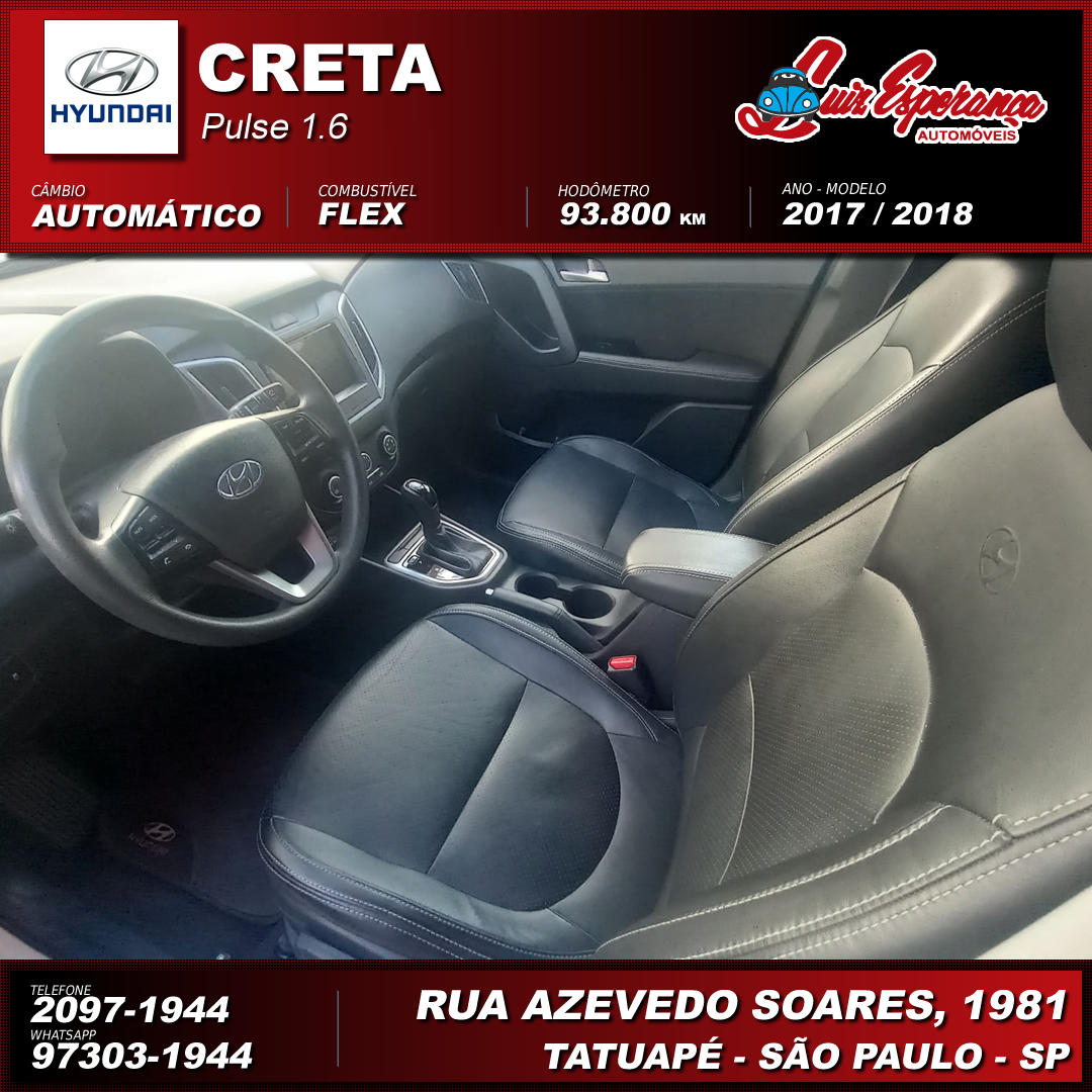 Hyundai Creta Pulse 1.6 Flex Branca 2018