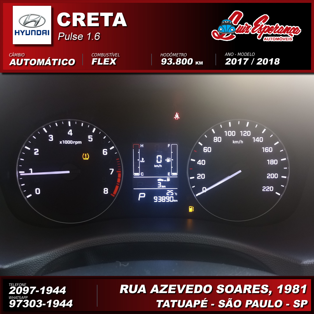 Hyundai Creta Pulse 1.6 Flex Branca 2018