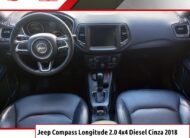 Jeep Compass Longitude 2.0 4×4 Diesel Cinza 2018