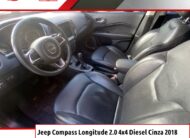 Jeep Compass Longitude 2.0 4×4 Diesel Cinza 2018