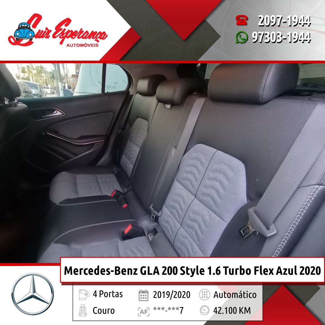 Mercedes-Benz GLA 200 Style 1.6 Turbo Flex Azul 2020