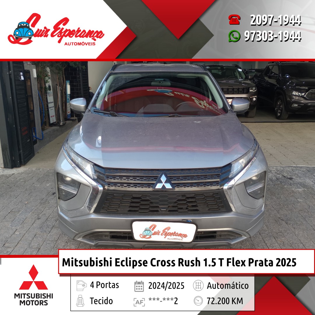 Mitsubishi Eclipse Cross Rush 1.5 Turbo Flex Prata 2025