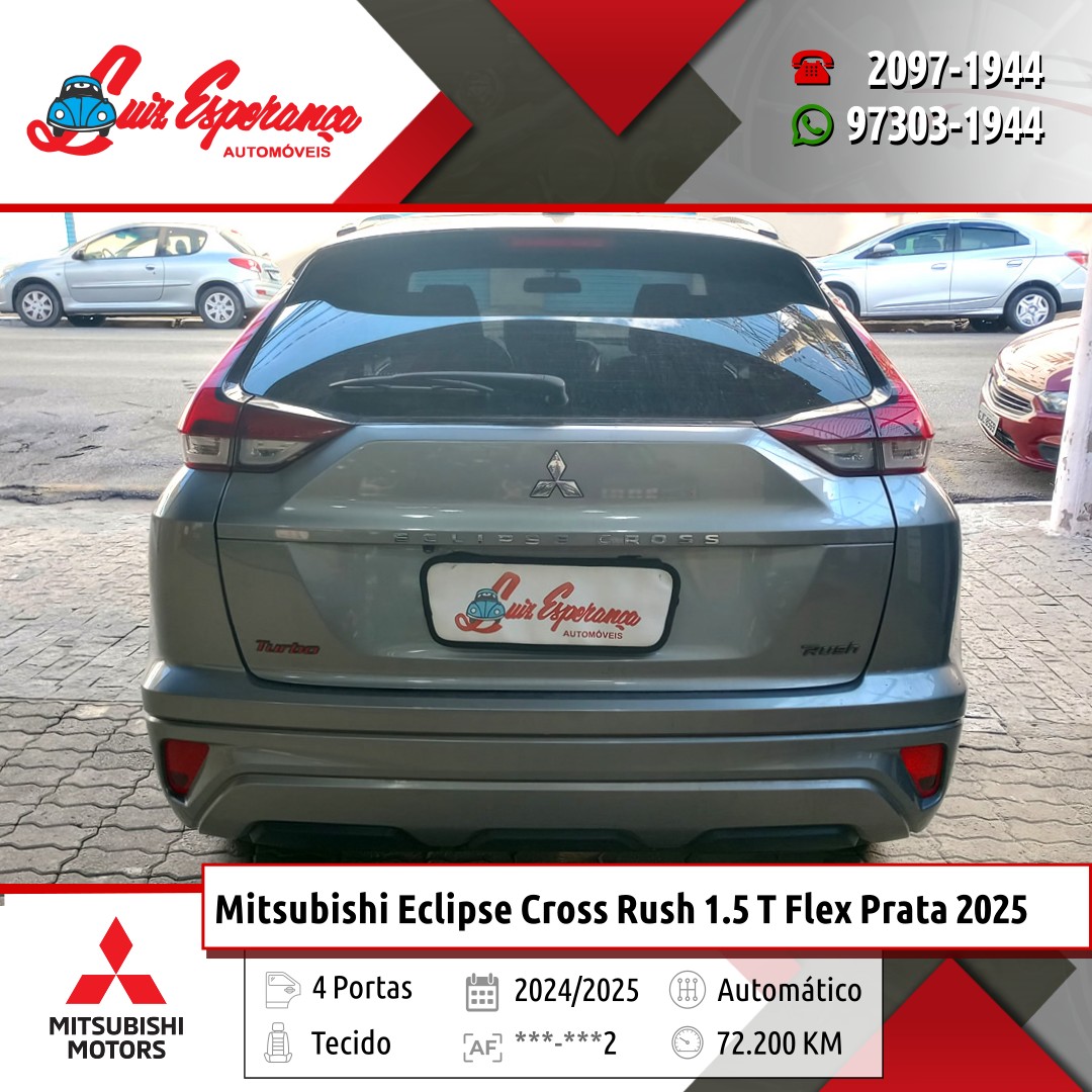 Mitsubishi Eclipse Cross Rush 1.5 Turbo Flex Prata 2025