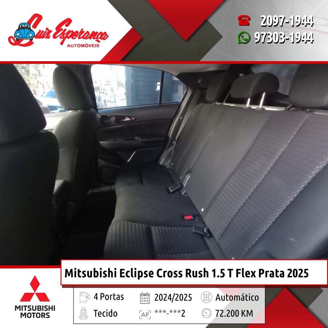 Mitsubishi Eclipse Cross Rush 1.5 Turbo Flex Prata 2025