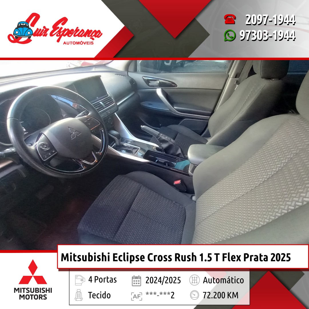 Mitsubishi Eclipse Cross Rush 1.5 Turbo Flex Prata 2025