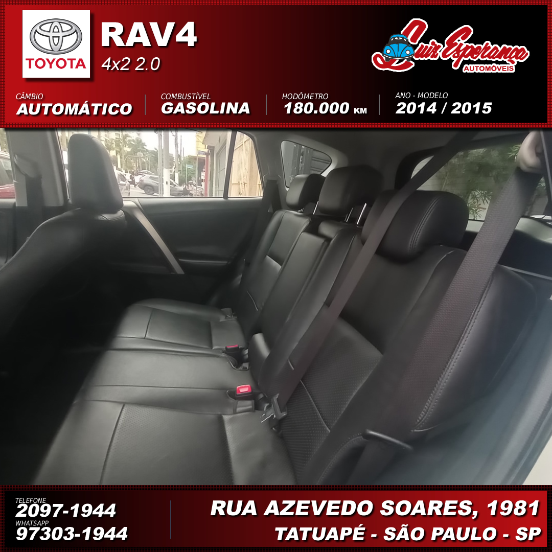 Toyota RAV4 2.0 Gasolina Branco 2015