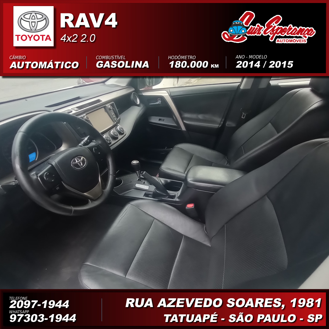 Toyota RAV4 2.0 Gasolina Branco 2015