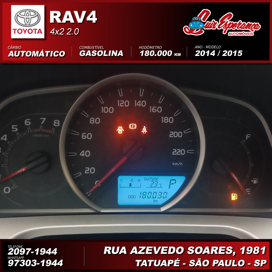 Toyota RAV4 2.0 Gasolina Branco 2015