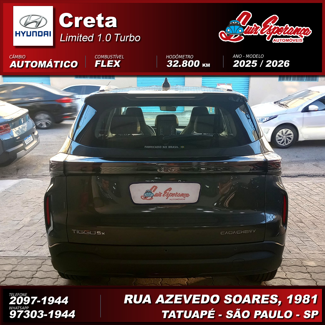 Hyundai Creta Limited 1.0 T Flex Preto 2026