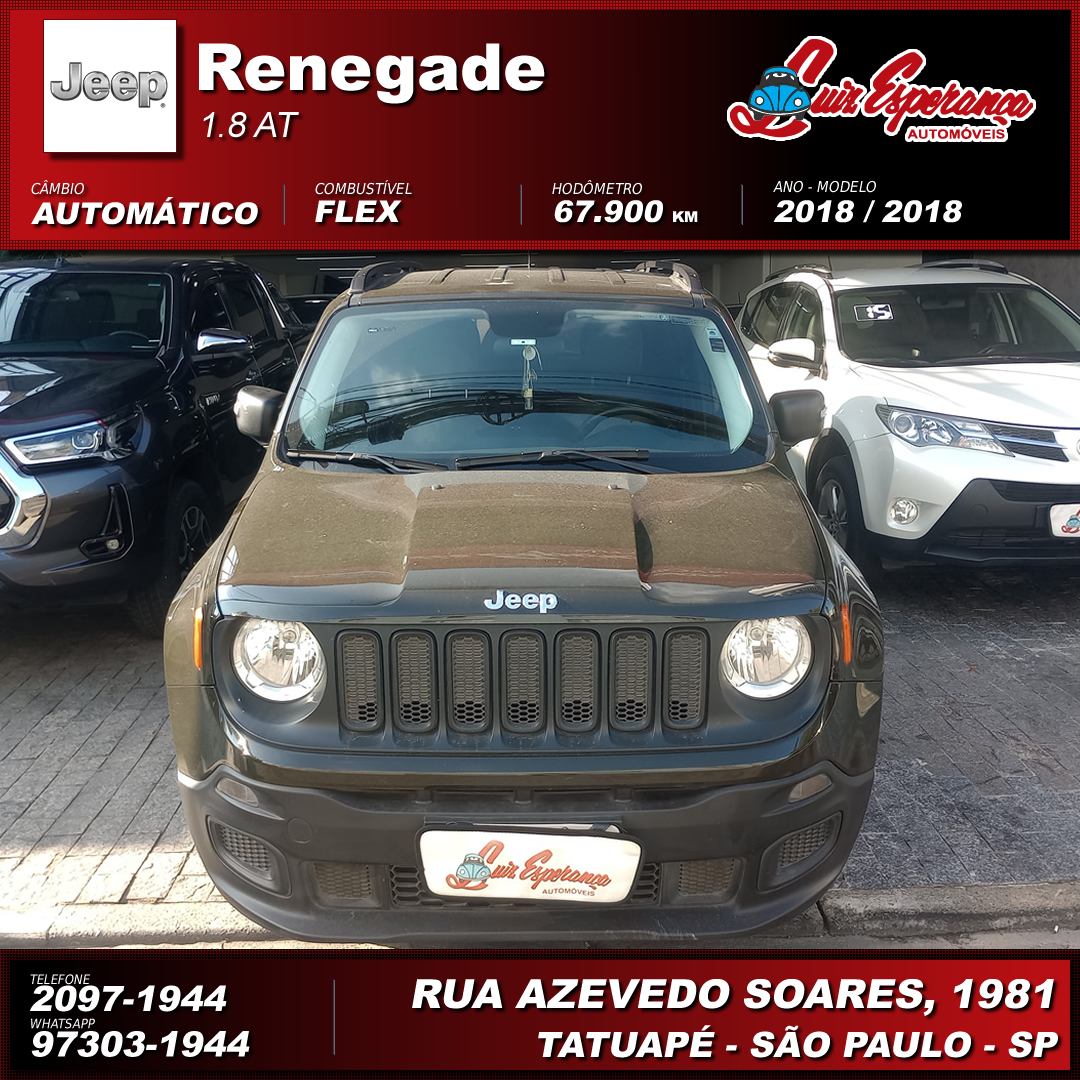 Jeep Renegade 1.8 Flex Verde 2018